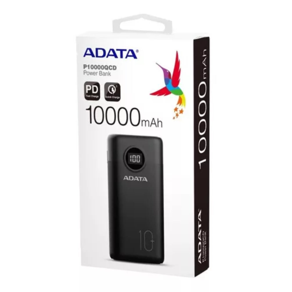 Adata P10000qcd Power Bank 10000mah Multi Carga Rápida USB-C